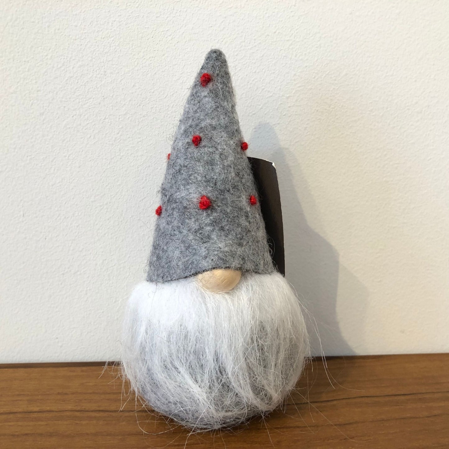 クリスマスを楽しむ 水玉模様のサンタトムテ