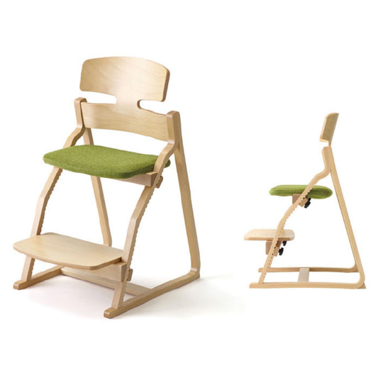 アップ ライトチェア/スタンダードタイプ（テーブル高さ67㎝～73㎝に対応）。ホワイトオークのフレームが追加になりました。